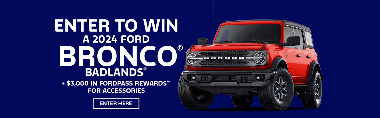 Enter to Win a 2024 Ford Bronco Badlands!